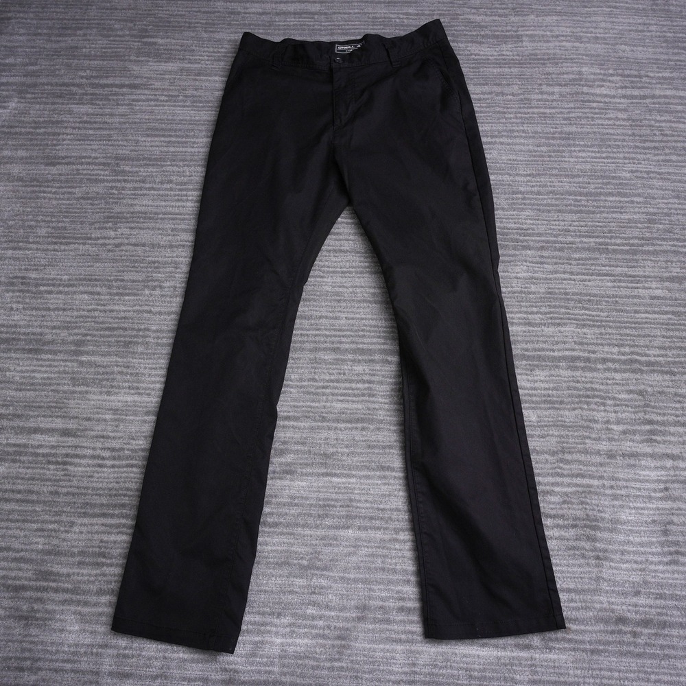 ONeill Hybrid Pants Men Black Modern Fit Quick Dry Chino Drawstring 33 Fit 34